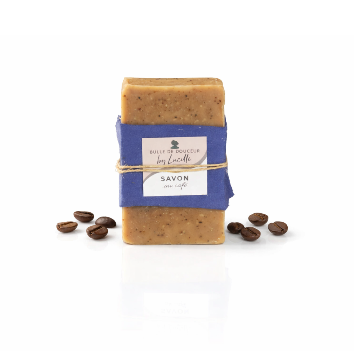 Savon exfoliant au café